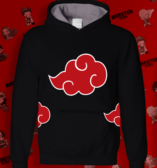 Polerón Naruto con diseño de Akatsuki