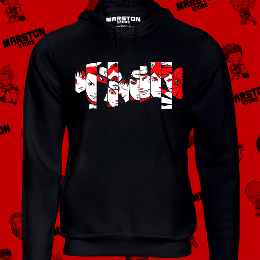 Polerón Naruto con diseño de Akatsuki