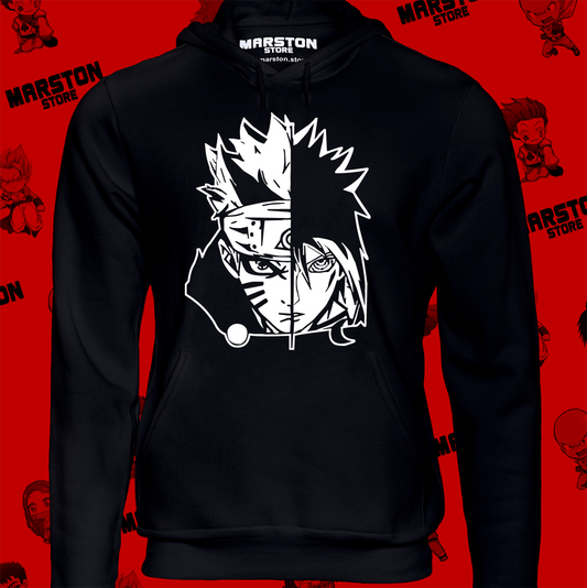 Polerón Naruto con diseño de Sasuke Uchiha