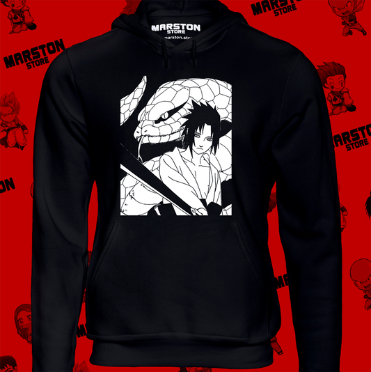 Polerón Naruto con diseño de Sasuke Uchiha