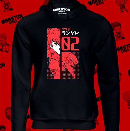 Polerón Neon Genesis Evangelion con diseño de Asuka Langley Soryu