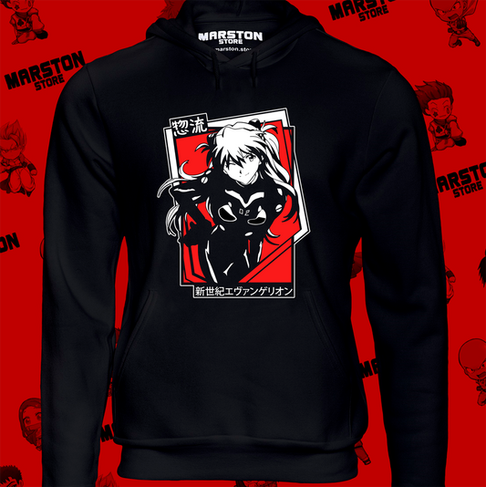 Polerón Neon Genesis Evangelion con diseño de Asuka Langley Soryu