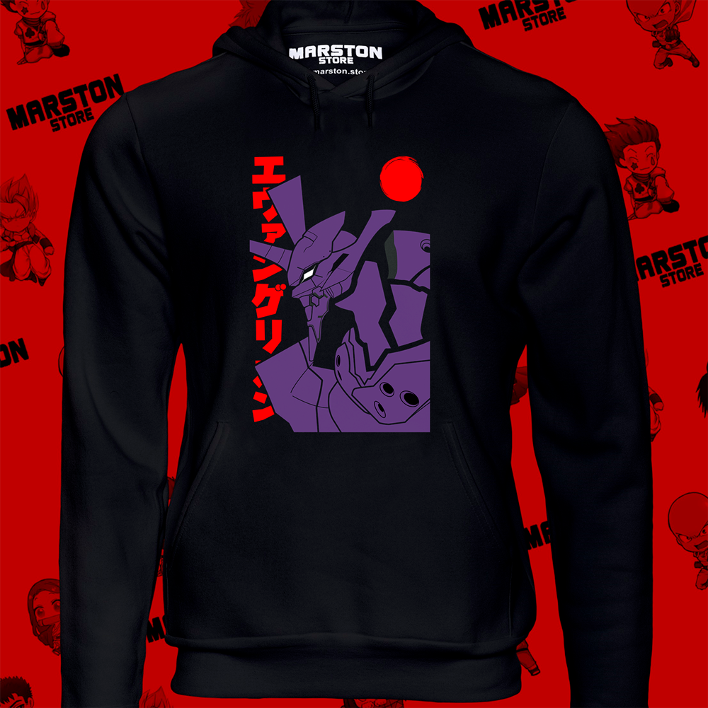 Polerón Neon Genesis Evangelion con diseño inspirado en el anime