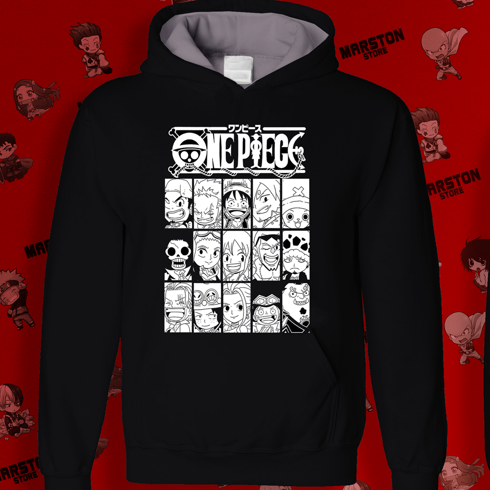 Polerón One Piece con diseño inspirado en el anime