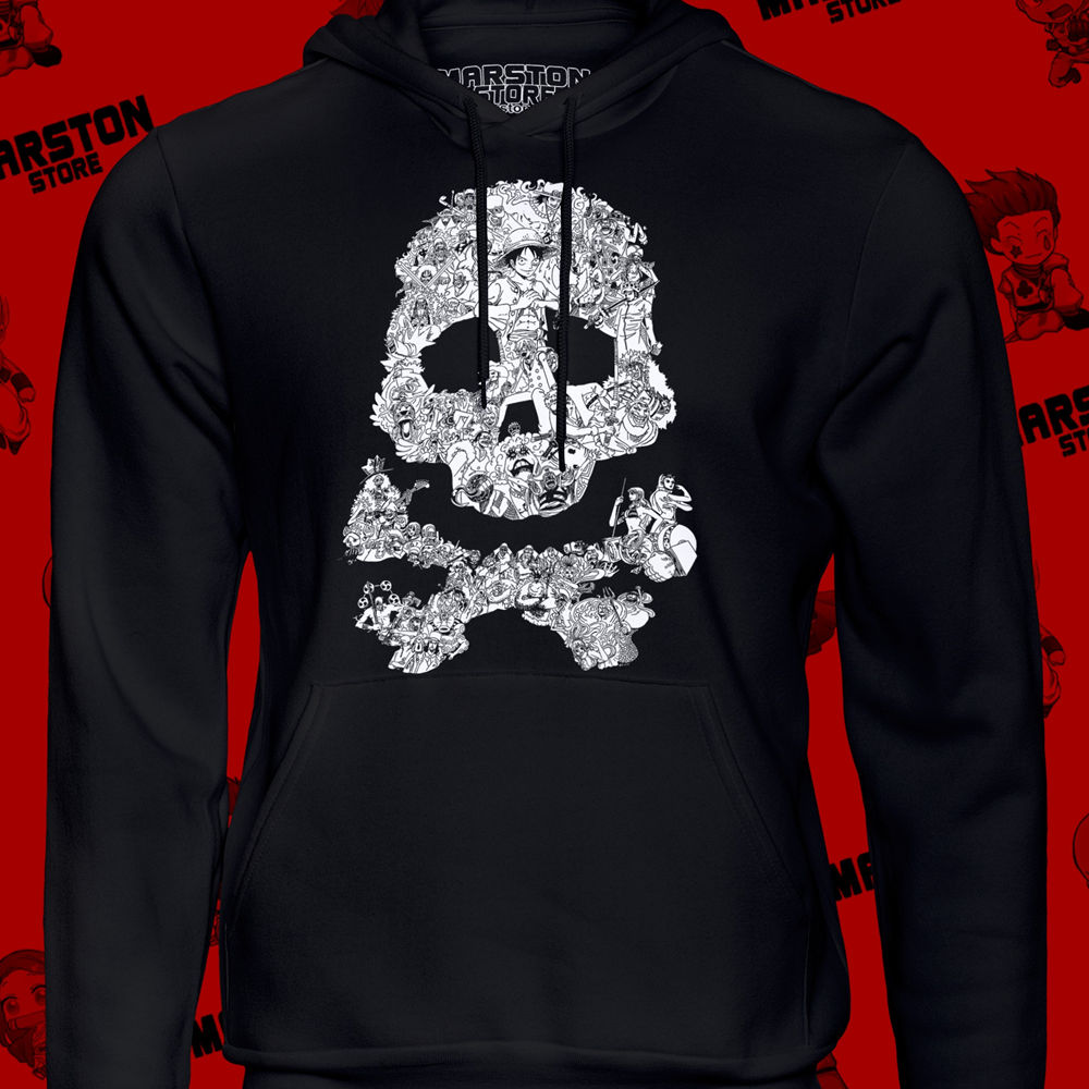 Polerón One Piece con diseño inspirado en el anime