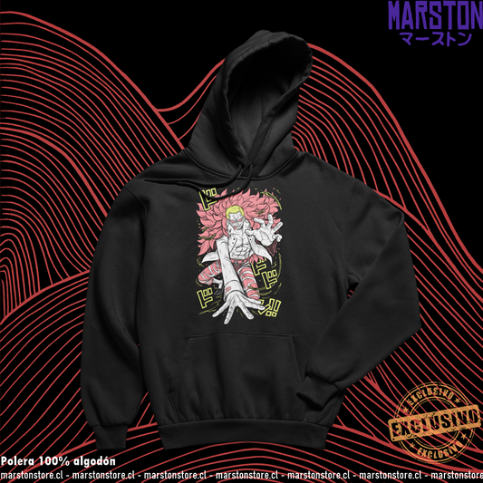 Polerón One Piece con diseño de Donquixote Doflamingo