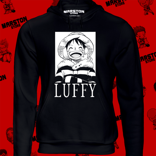 Polerón One Piece con diseño de Monkey D. Luffy