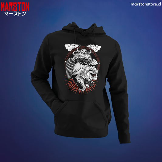 Polerón One Piece con diseño de Monkey D. Luffy
