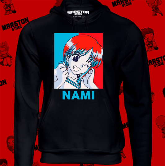 Polerón One Piece con diseño de Nami