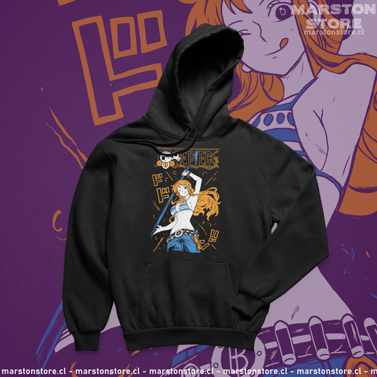 Polerón One Piece con diseño de Nami