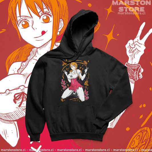 Polerón One Piece con diseño de Nami