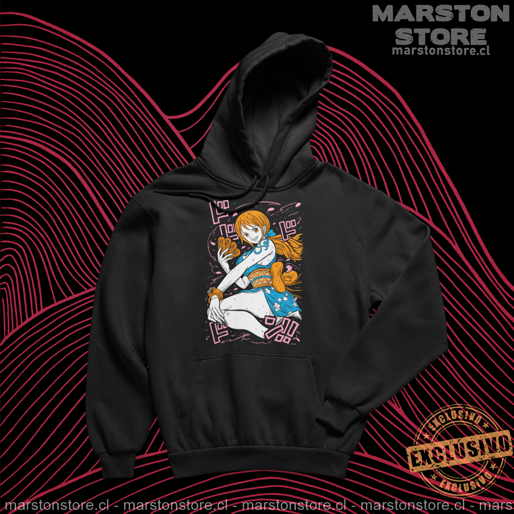 Polerón One Piece con diseño de Nami