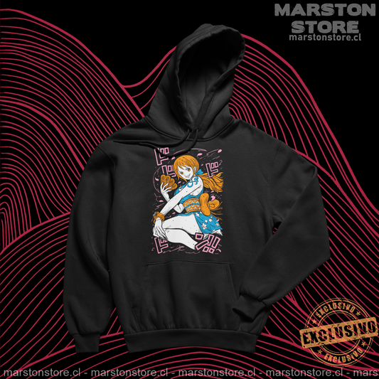 Polerón One Piece con diseño de Nami