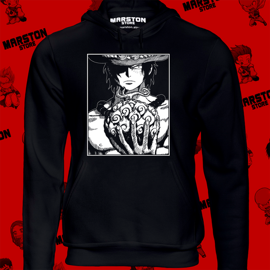 Polerón One Piece con diseño de Portgas D. Ace