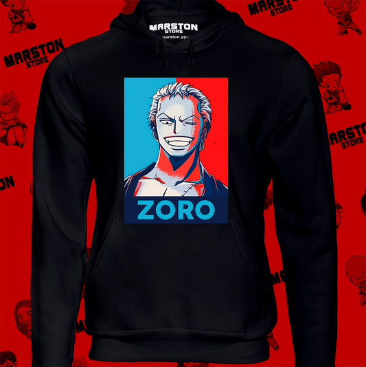 Polerón One Piece con diseño de Roronoa Zoro