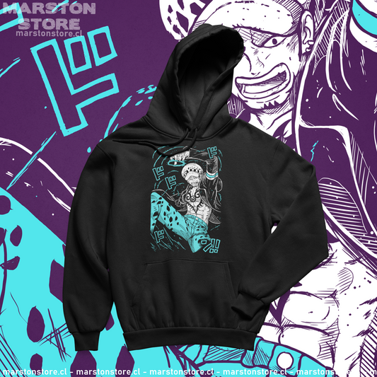 Polerón One Piece con diseño de Trafalgar D. Water Law