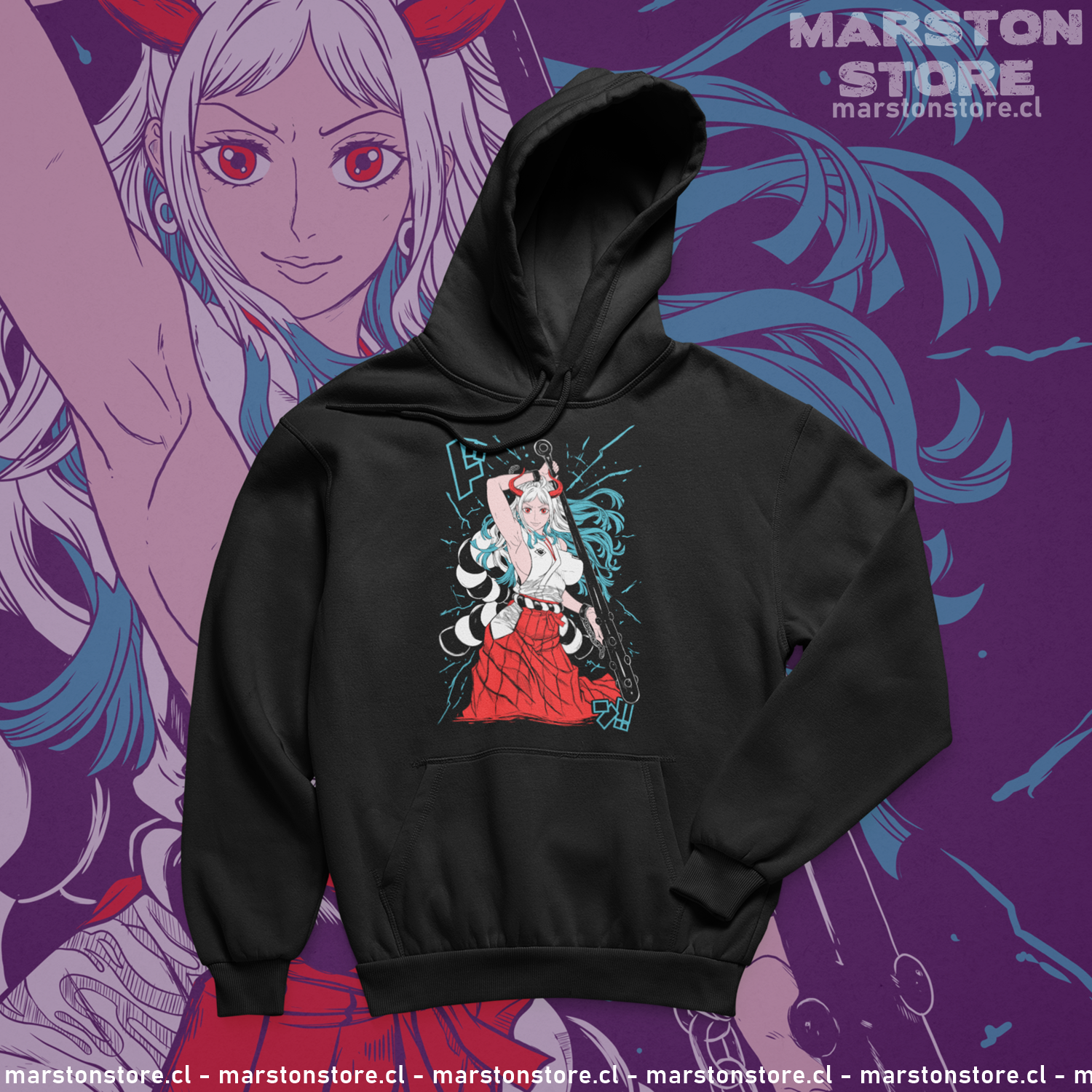Polerón One Piece con diseño de Yamato