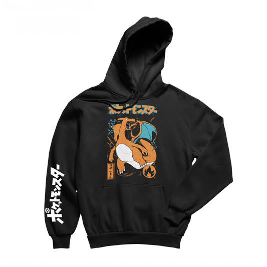 Polerón de Pokémon con diseño de Charizard