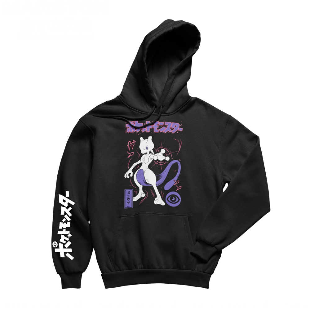 Polerón de Pokémon con diseño de Mewtwo