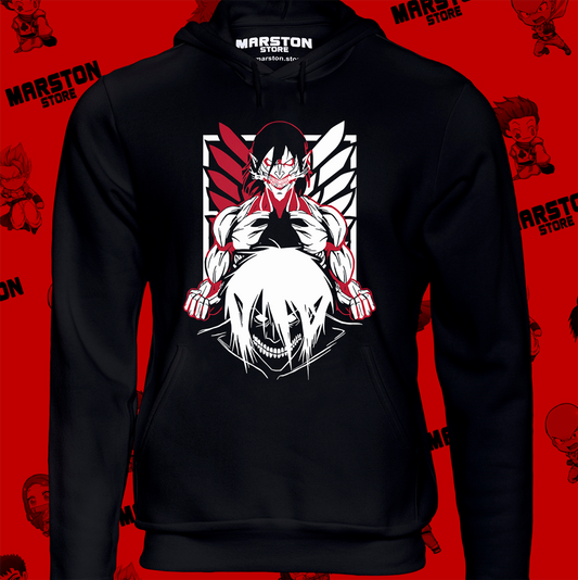Polerón con diseño de Shingeki no Kyojin