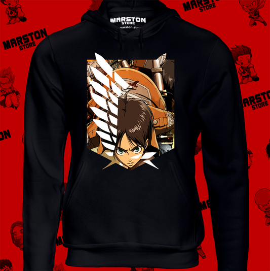 Polerón Shingeki no Kyojin con diseño de Eren Jaeger