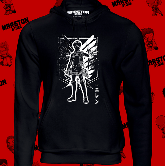 Polerón Shingeki no Kyojin con diseño de Eren Jaeger