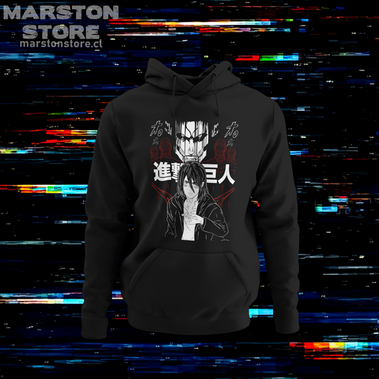 Polerón Shingeki no Kyojin con diseño de Eren Jaeger
