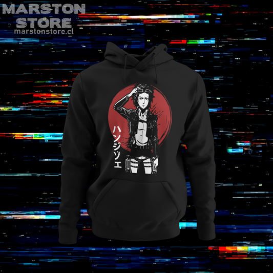 Polerón Shingeki no Kyojin con diseño de Hange Zoë