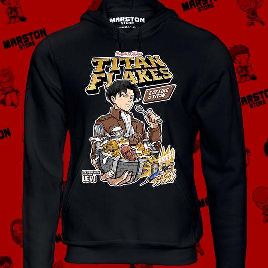 Polerón Shingeki no Kyojin con diseño de Levi Ackerman