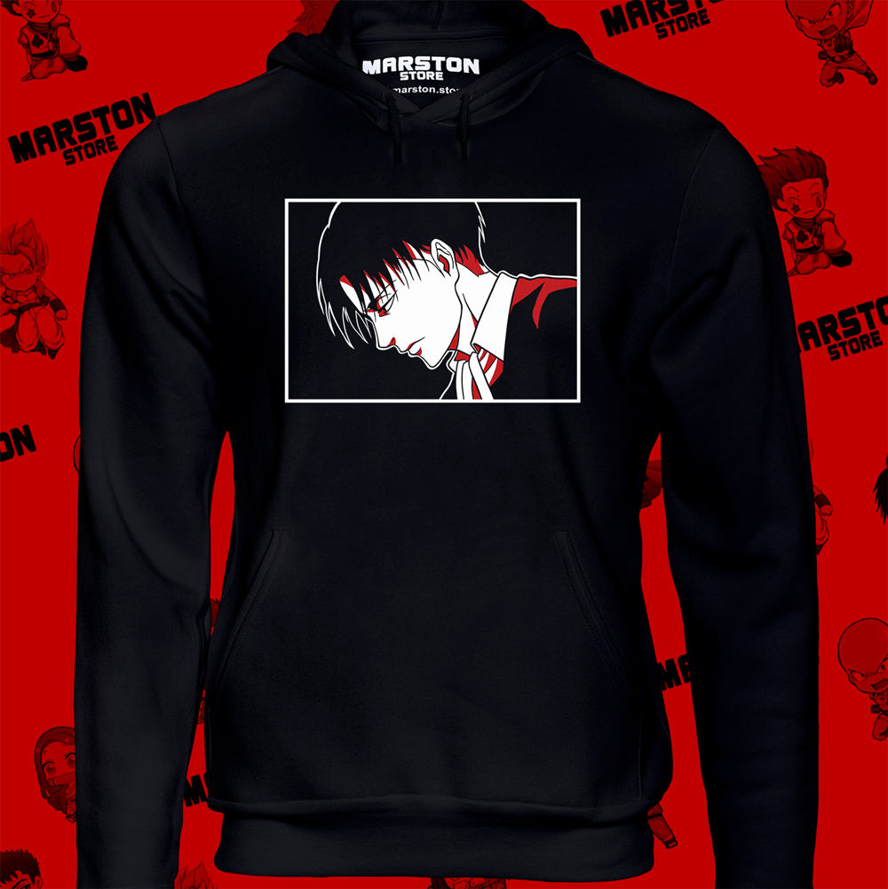 Polerón Shingeki no Kyojin con diseño de Levi Ackerman