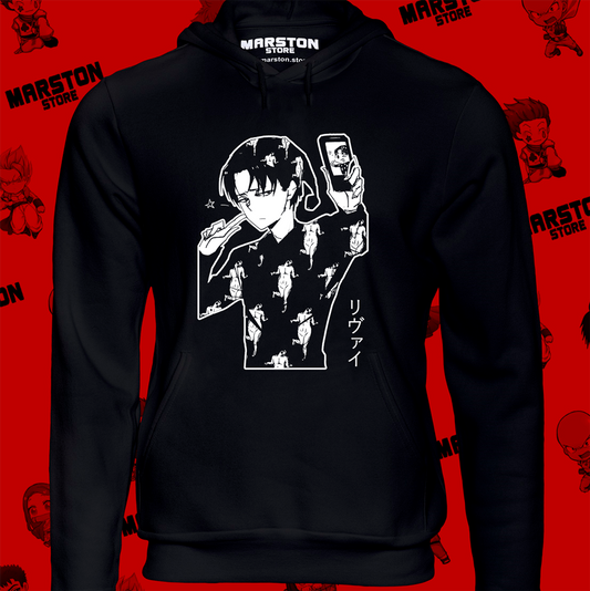 Polerón Shingeki no Kyojin con diseño de Levi Ackerman