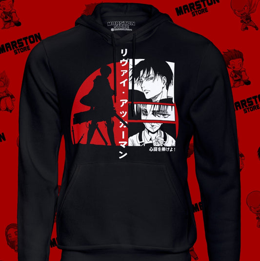 Polerón Shingeki no Kyojin con diseño de Levi Ackerman