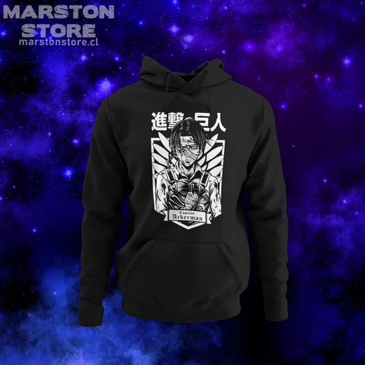 Polerón Shingeki no Kyojin con diseño de Levi Ackerman