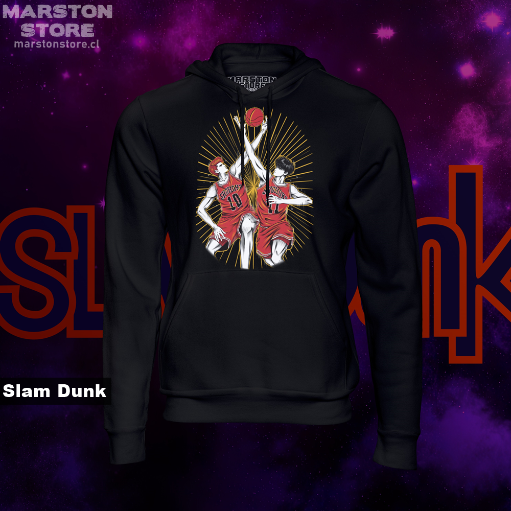 Polerón de Slam Dunk con Hanamichi Sakuragi y Kaede Rukawa