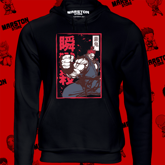 Polerón Street Fighter con diseño de Akuma