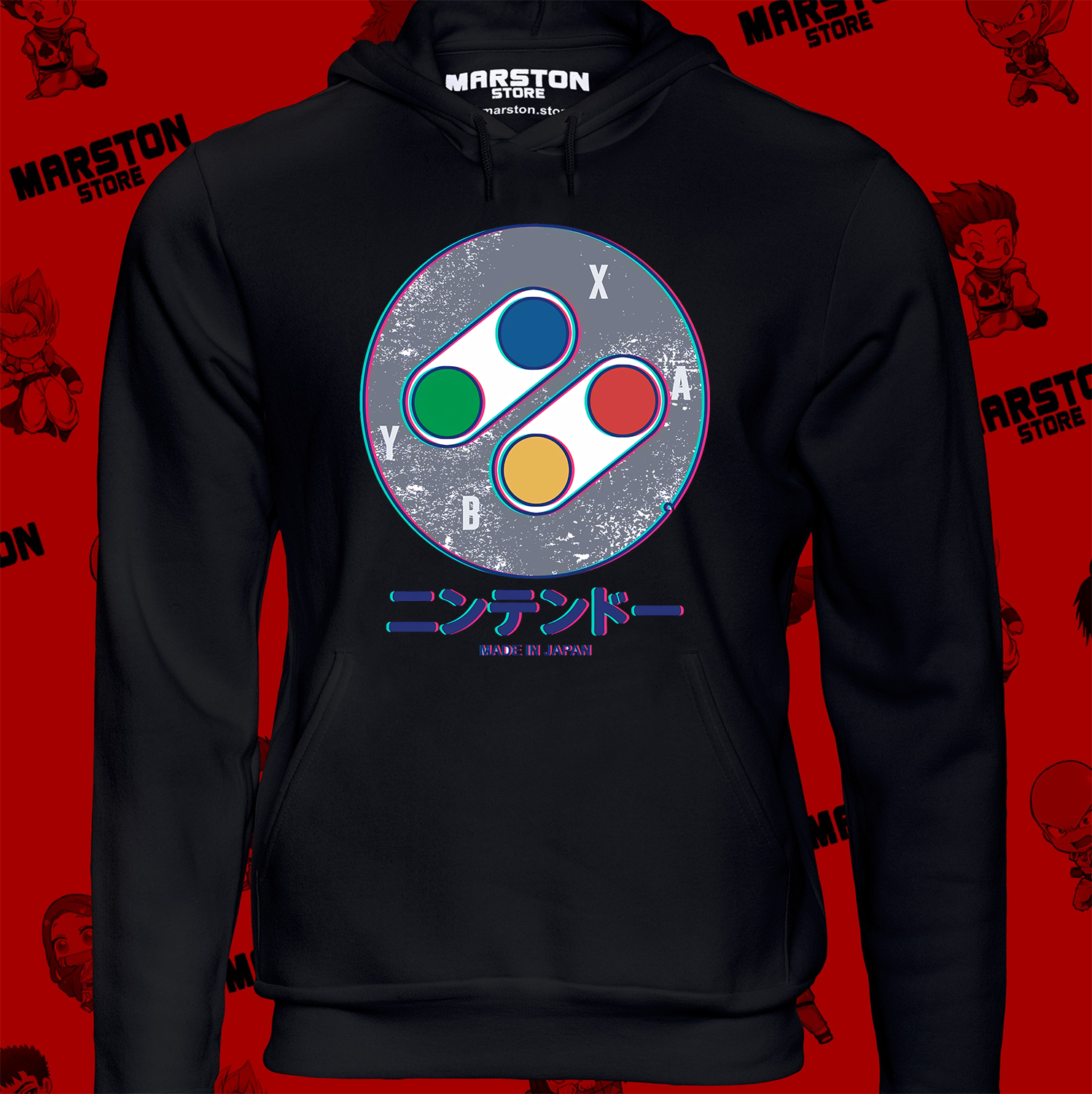 Polerón con diseño de Super Nintendo