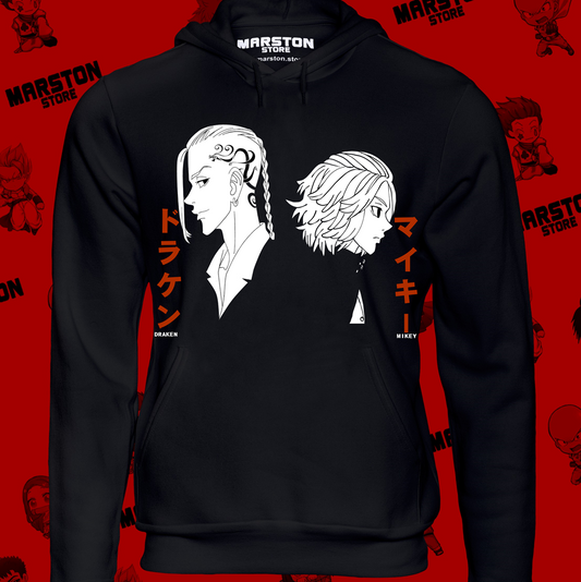 Polerón de Tokyo Revengers con Ken Ryuguji (Draken) y Manjiro Sano (Mikey)