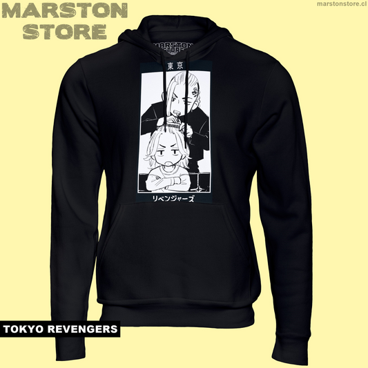 Polerón de Tokyo Revengers con Manjiro Sano (Mikey) y Ken Ryuguji (Draken)