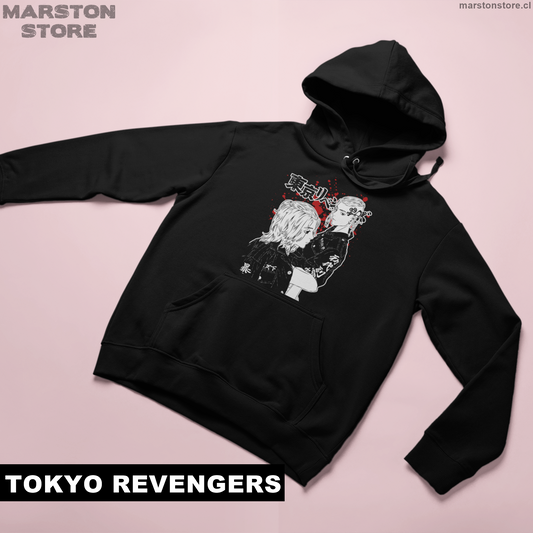 Polerón de Tokyo Revengers con Manjiro Sano (Mikey) y Ken Ryuguji (Draken)