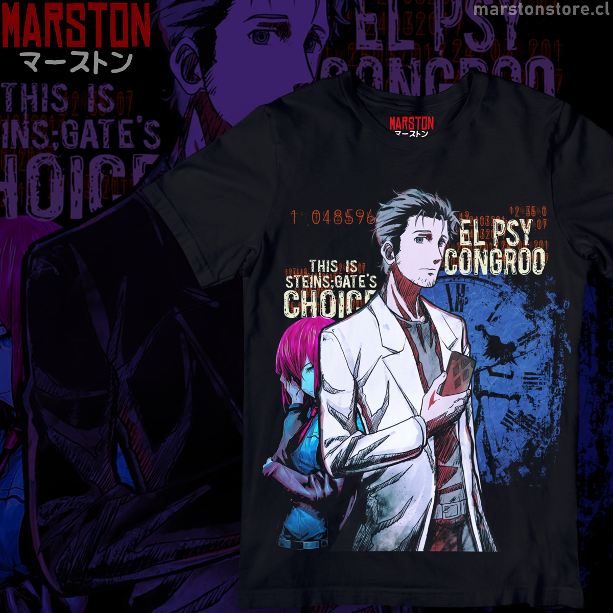 Polera Steins;Gate - Kurisu Makise - Okabe Rintaro