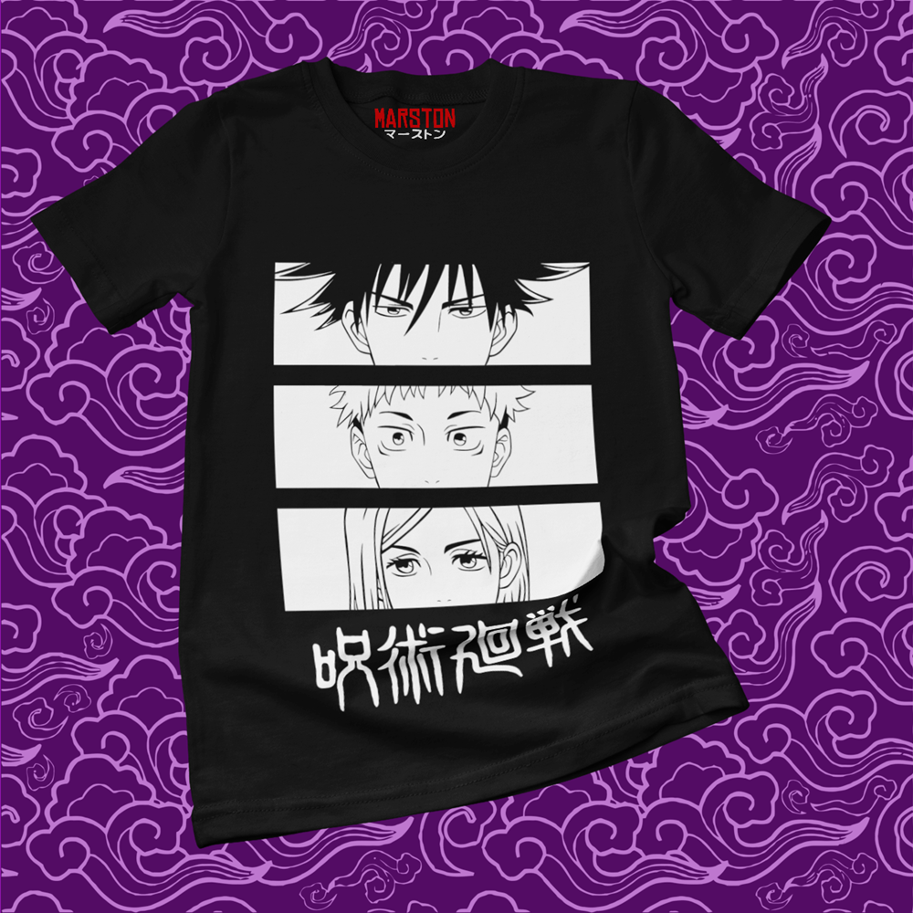 Polera Jujutsu Kaisen - Megumi - Itadori - Nobara