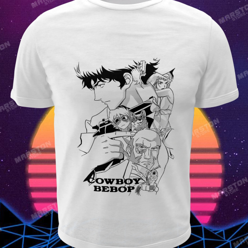 Polera Cowboy Bebop - Faye Valentine - Spike Spiegel - Ed - Jet Black
